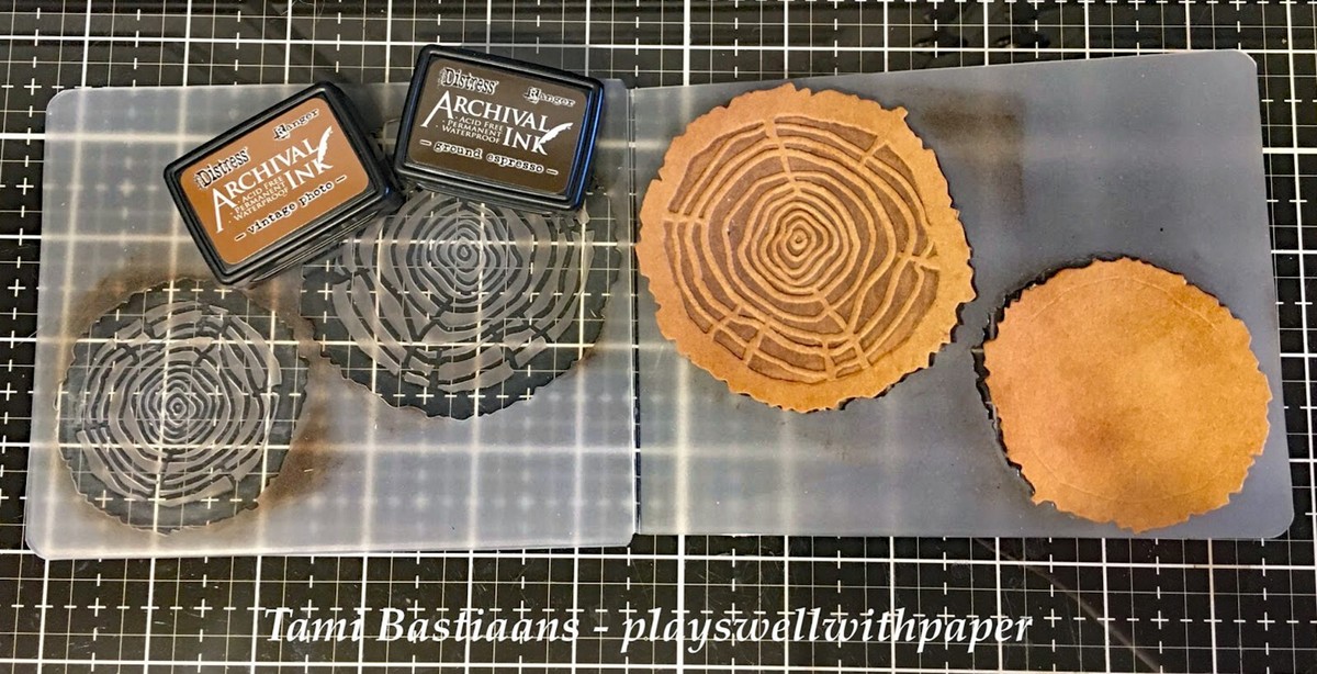 Sizzix Bigz Mini Tree Rings & Emboss die #664232 MSRPRetail