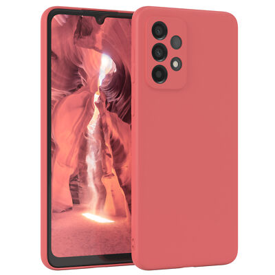 Für Samsung Galaxy A33 5G Handyhülle Silikon Back Cover Schutz Handy Case Rot