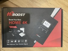 HiBoost Home 4k kit new mobile signal booster model nof10g-5s-lcd new/warranty