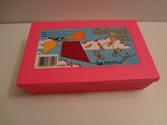 Vintage Pink EMPIRE BEROL USA Pencil Case School Supplies Box Brentwood, TN