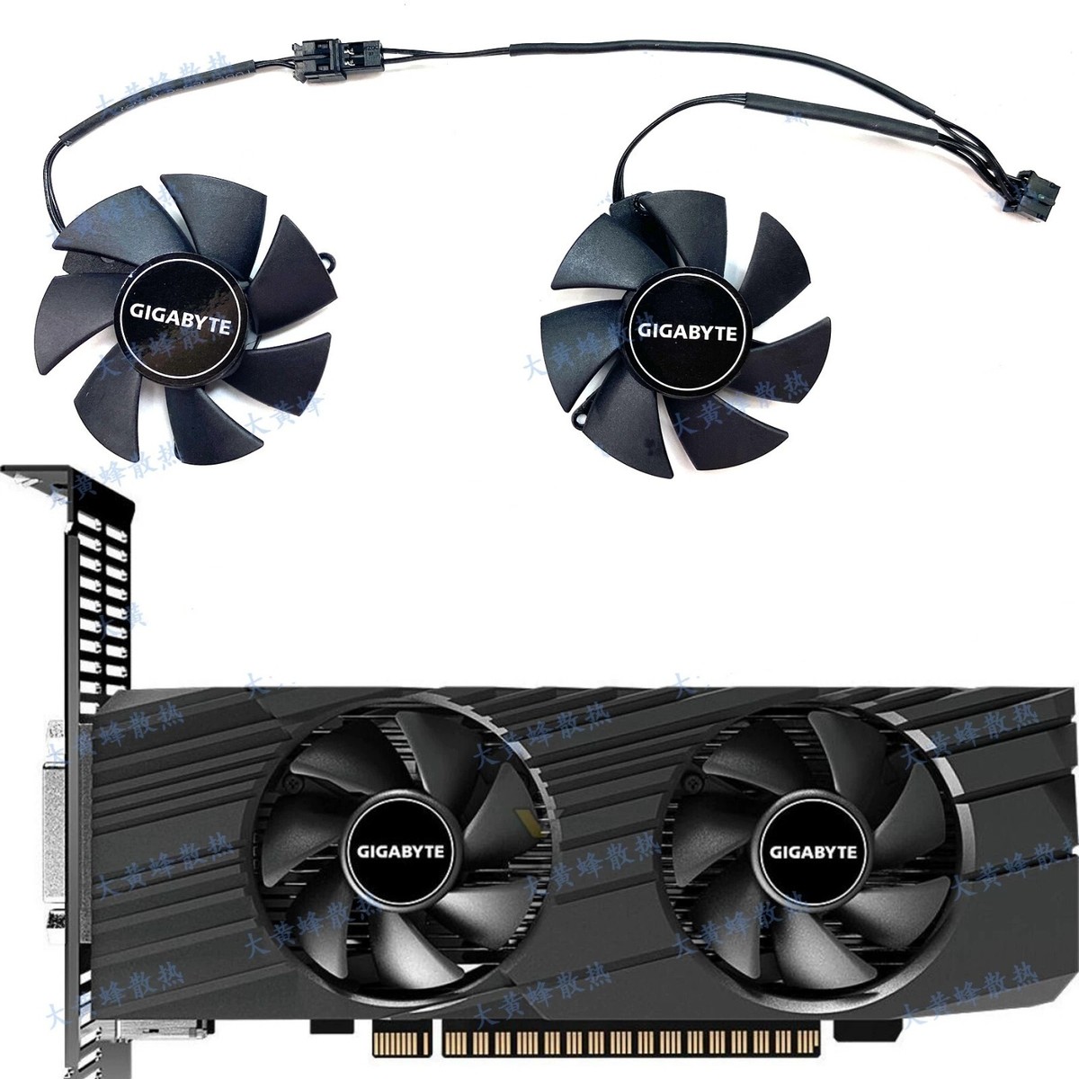 Gigabyte GTX1650 LP GTX1630 LP Cooling Fan GPU Video Cards