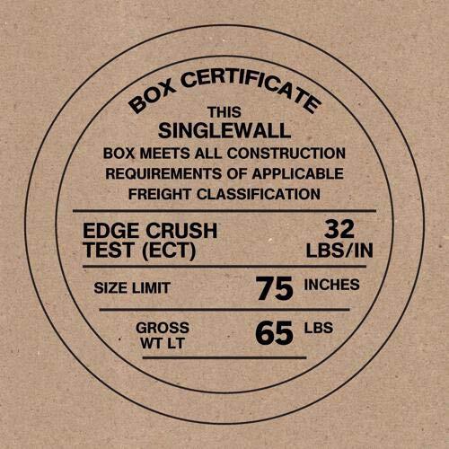18" x 12" x 4" Corrugated Boxes 32 ECT (Pack of 5-18x12x4) | Quality moving b... - Picture 2 of 2