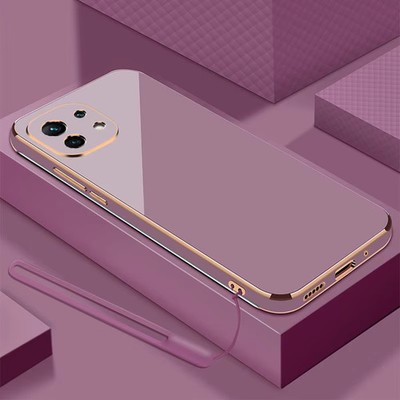 Luxury Square Plating Case für Xiaomi 11 Lite 5G NE | Stoßfest