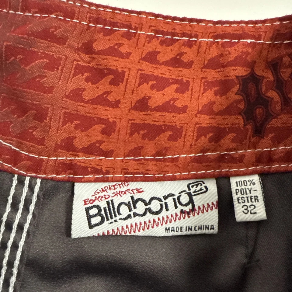 Pantalones Cortos De Colección Billabong Talla 32 Bordado Logo Baúles Floral Surf Y2K Foto 4 de 4