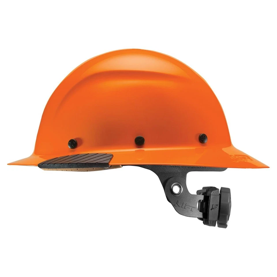 Dax Full Brim Hard Hat Orange Carbon Fiber Enhanced Impact Protection - Изображение 3 из 3