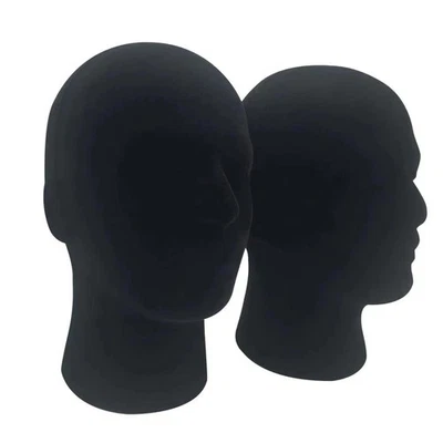 1pc Practical Male Foam Mannequin Head Model Hat Wig Glasses Display Stand Racks