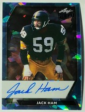 2026 Leaf Metal Jack Ham Auto Autograph Crystal Blue On Card #d 5/7