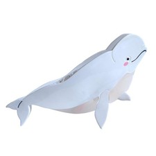 Beluga Whale Acetate Claw Clips - Big Hair Clips for Women