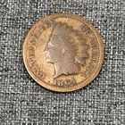 1864 Bronze Indian Cent Cleaned