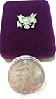 1991-S American Silver (.999) Eagle Choice Proof Bullion / Org Box & Certificate