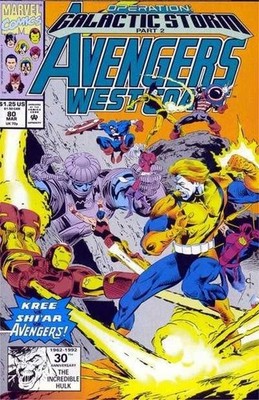 Avengers West Coast (1985) #  80 (8.0-VF) Operation Galactic Storm 1992
