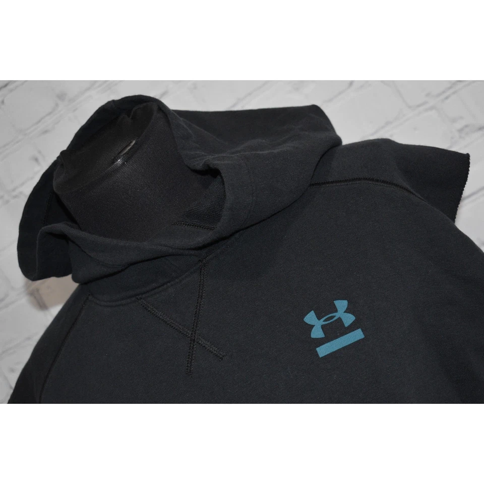 Under Armour Hoodie Pullover Womens Size Medium Cut Off Sleeves Crop Top - Image 4 of 4