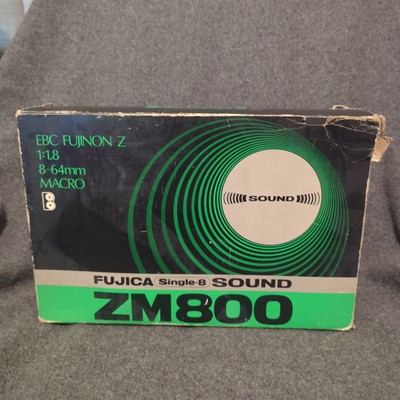 Fujica Single 8 Sound ZM800 8-64 Macro Film Camera Cinema Sound Retro Horror