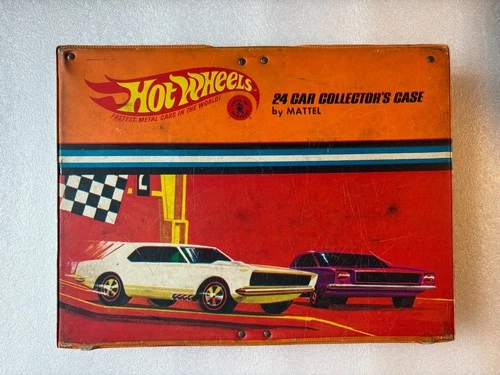 1967 Hot Wheels 24 Car Collectors Case Mattel Redline Case Vintage AF
