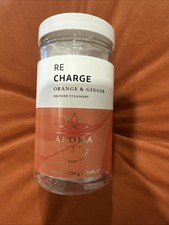 Bath Body Works Aroma Orange Ginger Re Charge Shower Steamers 4.8oz 6 CT