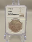 1900 Morgan Silver Dollar $1 - NGC  MS63