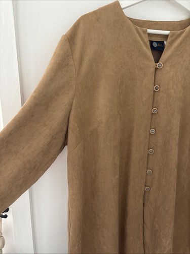 C&A Sixth Sense Size 22 Vintage Womens Beige Pin Cord Blouse Shirt - Picture 4 of 8