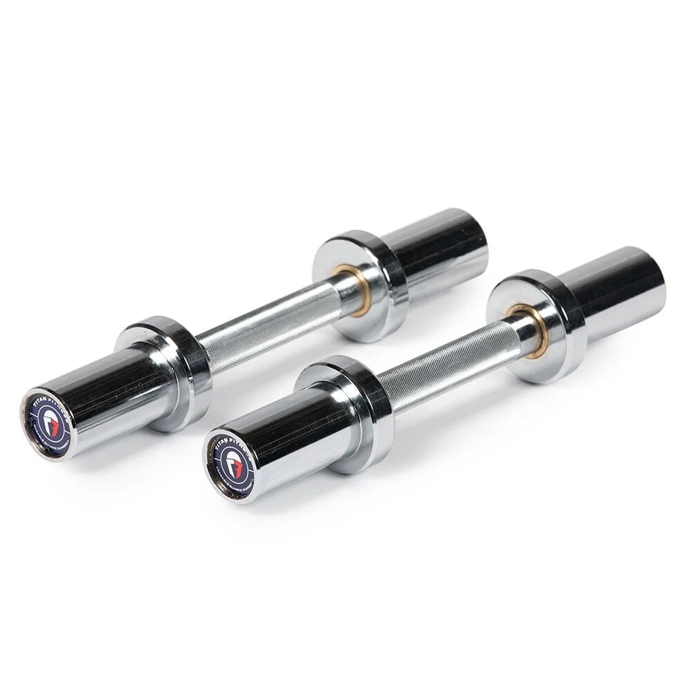 Titan Fitness Pair 15in Loadable Olympic Dumbbell Bars, 400 LB Capacity Each
Opens in a new window o