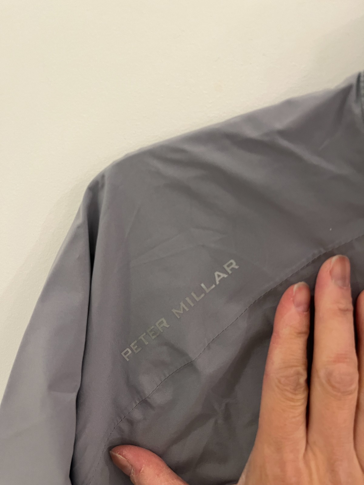 Peter Millar Pullover Medium Grey Crown Sport Sle… - image 8