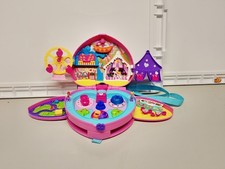 Polly Pocket Funfair Backpack Playset 2019 Mattel Excellent Condition Accesories