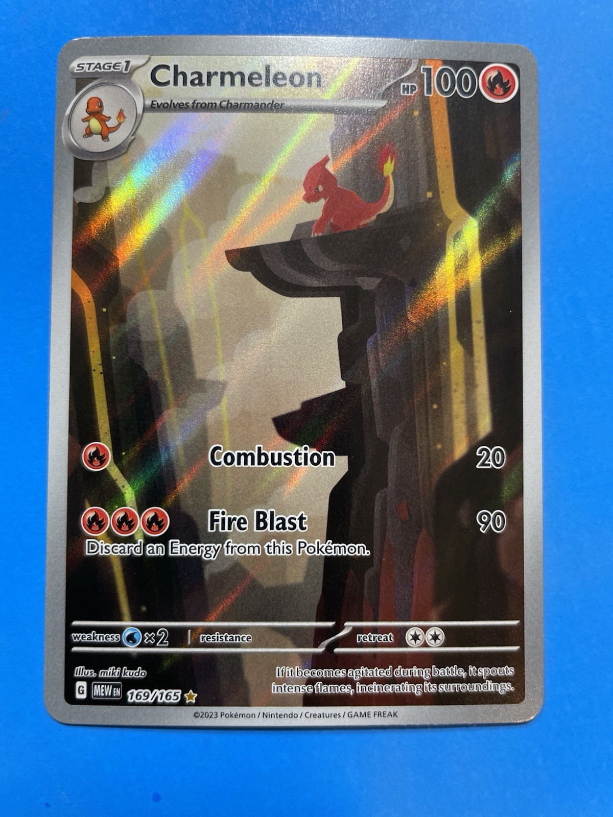 Charmeleon Pokémon TCG 169/165 scarlet & violet 151 English NM