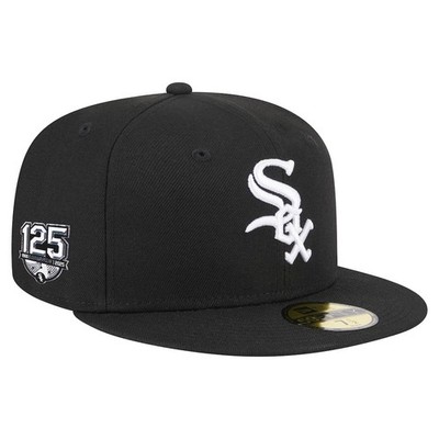 Chicago White Sox New Era 125th Anniversary 59FIFTY Fitted Hat 7 5/8 NWT!
