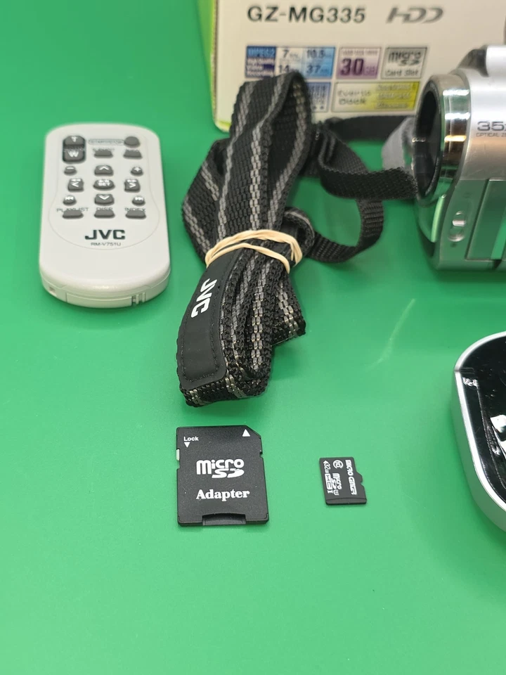 JVC Everio GZ-MG335HU Hybrid 30GB HDD 35x Optical Camcorder Tested Works Bundle - Image 2 of 4