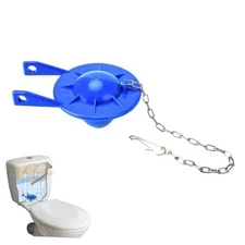 Toilet Flapper Replacement kit 2 inch ，Silicone Stopper Flapper Repair Blue