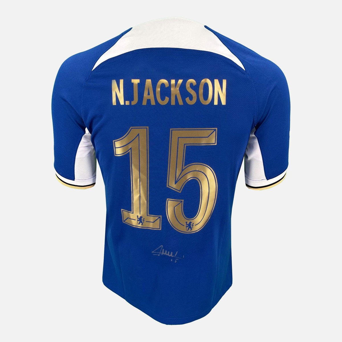 福*子様 【正規品・サイン入り】ジャクソン#15チェルシー23/24実使用(H) Framed Nicolas Jackson Signed Chelsea Shirt, Number 15 [Lite] | eBay