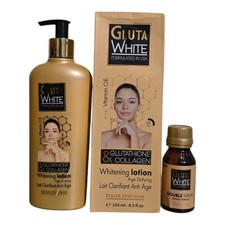Gluta White Age Defying Lotion Wt Glutathione  Collagen 250ml  Serum