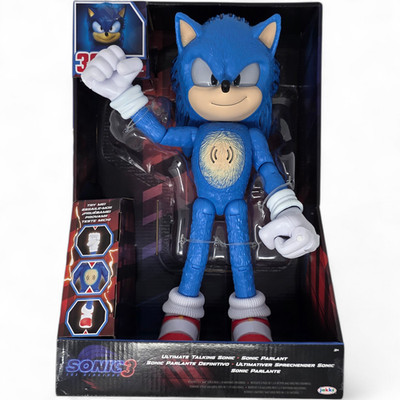 Sonic the Hedgehog 3 Ultimate Talking Sonic 12'' Action Figure Jakks Pacific NEW