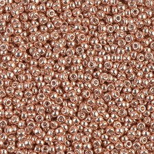 Galvanized Light Beige Miyuki Seed Beads 11/0 11-91072L-TB 