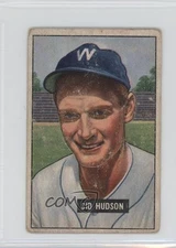 1951 Bowman Sid Hudson #169 n8a
