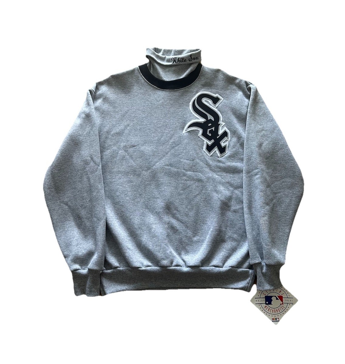 VTG Chicago White Sox Majestic MLB Turtleneck Mock Neck 90s