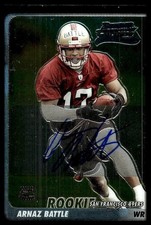 2003 Bowman Chrome / Arnaz Battle ROOKIE ON-CARD AUTO. rookie card picture