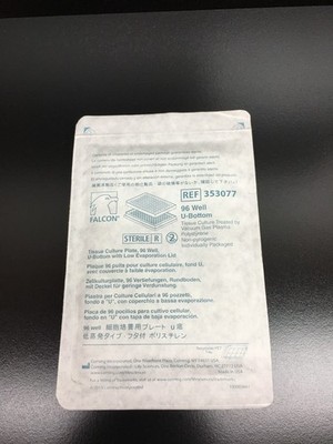 Falcon REF 353077 Tissue Culture Plate 96 U-Bottom w Evaporation Lid