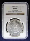1889 S Morgan Dollar NGC MS 63
