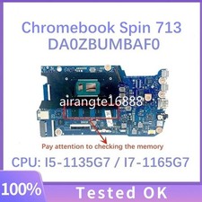 For Acer Chromebook Spin 713 8GB DA0ZBUMBAF0 Laptop Motherboard With I5 I7 CPU