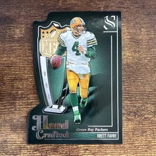 2025 Silhouette Brett Favre Hand Crafted Die-cut No 9 Green Bay Packers Panini