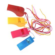 72 Pcs Child Whistle Emergency Whistles Safety Annoyatrons Keychain