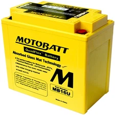 Motobatt Battery For Suzuki VS750GLP lntruder 750cc 88-91 YB16B-A YB16B-A1