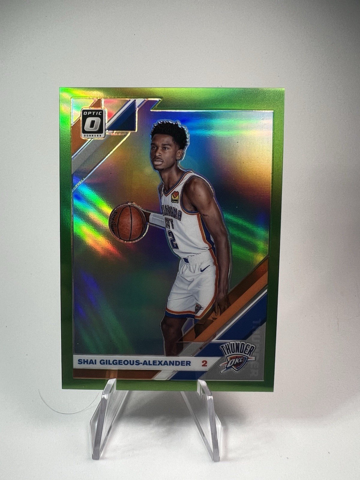 2019-20 Panini Donruss Optic Lime Green Prizm /149 Shai Gilgeous-Alexander #113