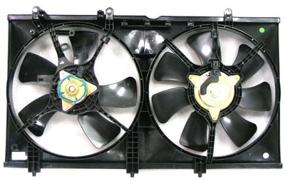 APDI Dual Radiator and Condenser Fan Assembly for Mitsubishi Lancer 6026125