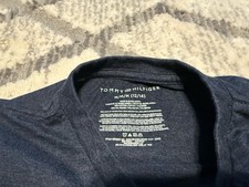 Tommy Hilfiger Youth Blue Shirt Medium 12/14 Excellent Condition