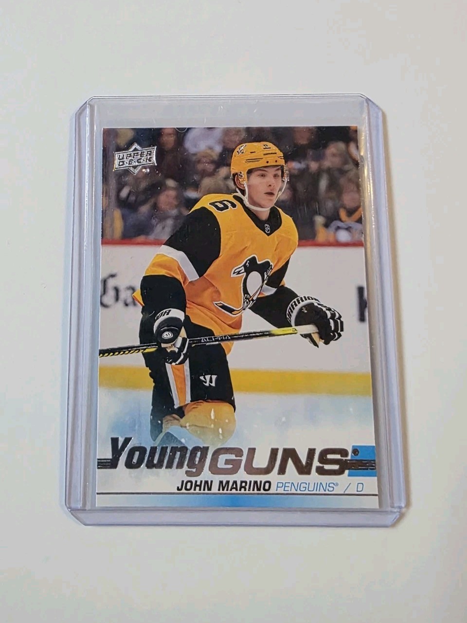 2019-20 Upper Deck Series 2 Young Guns YG John Marino RC Card# 458
