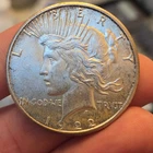1922-S #3 Peace Silver Dollar BU semi key date  lcpa