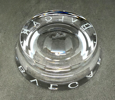 BVLGARI x ROSENTHAL Crystal Ashtray Small 4.7