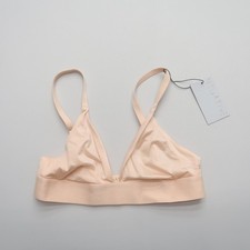 Negative Glac  Triangle Bra Size 0 Peach Wireless NWT