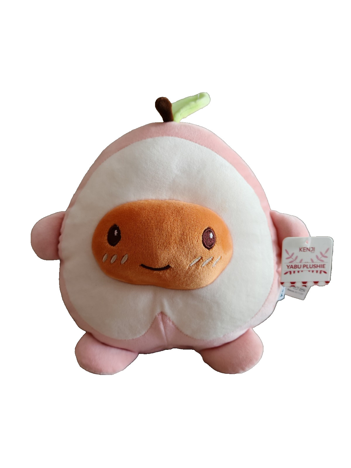 Kenji Yabu Avo Peach Plushie Soft Toy Kawaii Fruit Teddy 10"" Plush Tags NEW