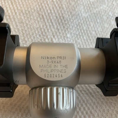 #BC09 Nikon わんこ Nikon Inline XR Riflescope 3-9x40 BDC 300 Silver 6794 for sale